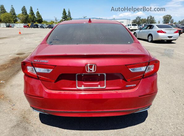1HGCV3F16LA013531 2020 HONDA ACCORD Красный Вид сзади