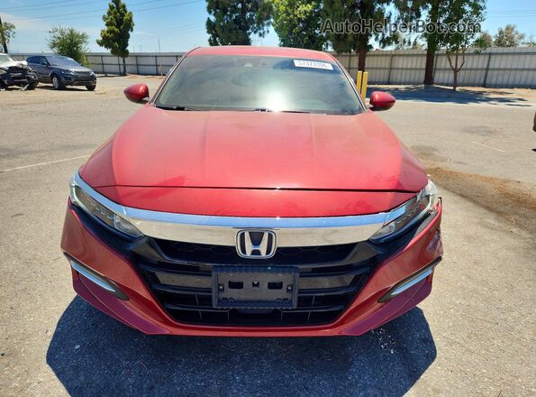 1HGCV3F16LA013531 2020 HONDA ACCORD Красный Вид спереди