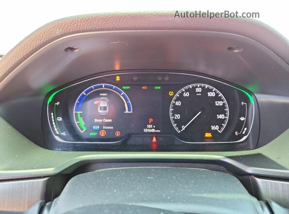 1HGCV3F16LA013531 2020 HONDA ACCORD Красный Вид щитка приборов