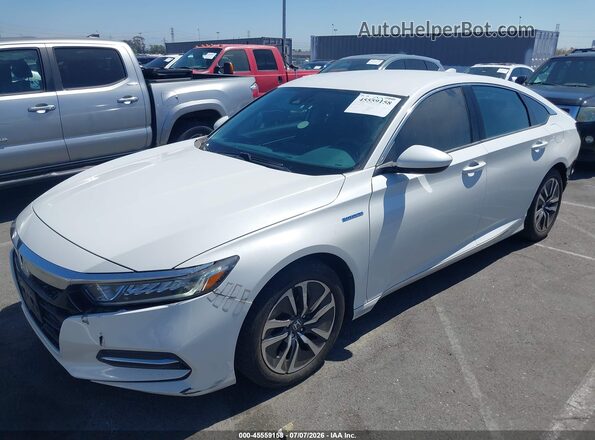 1HGCV3F18LA002191 2020 HONDA ACCORD White წინა მარცხენა ხედი სამი მეოთხედიდან