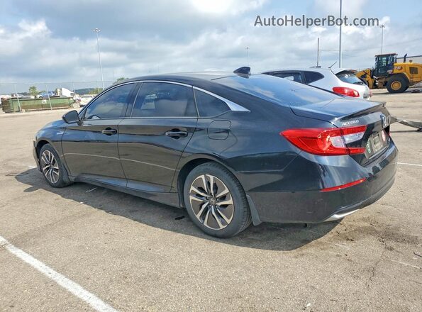 1HGCV3F19JA001502 2018 HONDA ACCORD Black Задня ліва чверть