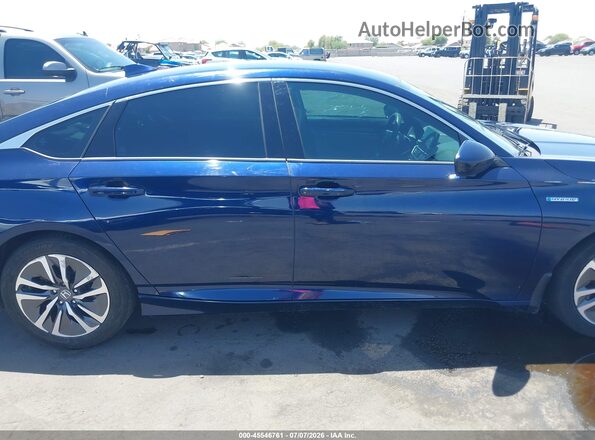 1HGCV3F1XKA014521 2019 HONDA ACCORD Blue Vista interior trasera