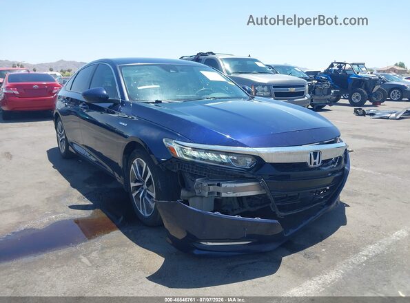 1HGCV3F1XKA014521 2019 HONDA ACCORD Blue Vista frontal