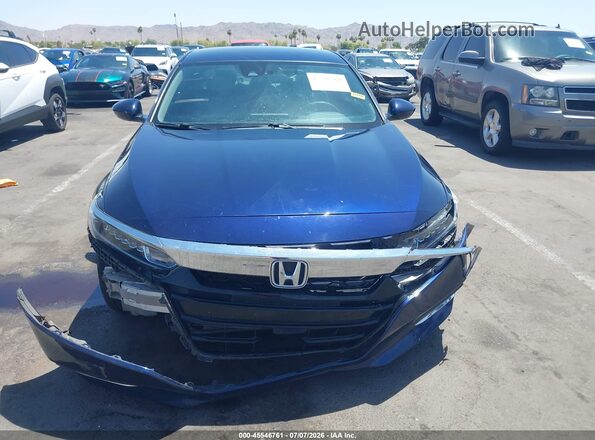 1HGCV3F1XKA014521 2019 HONDA ACCORD Blue Vista del cuadro de instrumentos