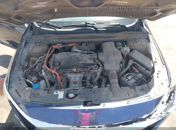 1HGCV3F1XKA014521 2019 HONDA ACCORD Blue Vista trasera
