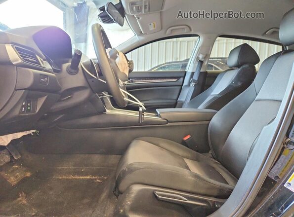 1HGCV3F1XLA012043 2020 HONDA ACCORD Черный Вид салона спереди