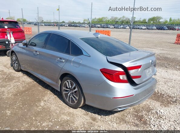 1HGCV3F1XMA017793 2021 HONDA ACCORD Gray Trasero izquierdo