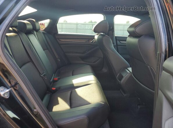 1HGCV3F20NA008160 2022 HONDA ACCORD Черный Вид задних сидений