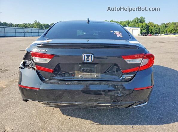 1HGCV3F20NA008160 2022 HONDA ACCORD Черный Вид сзади