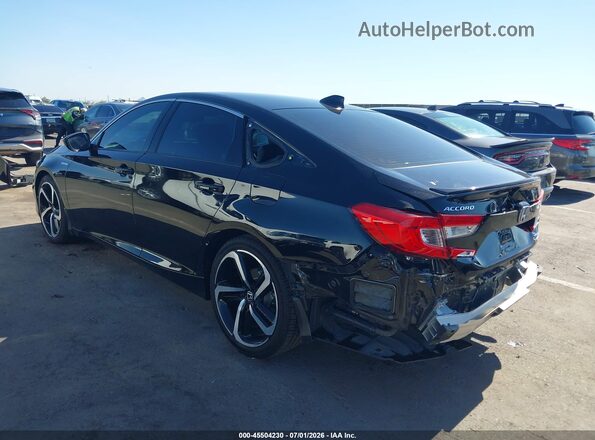 1HGCV3F20NA015142 2022 HONDA ACCORD Black Rear left