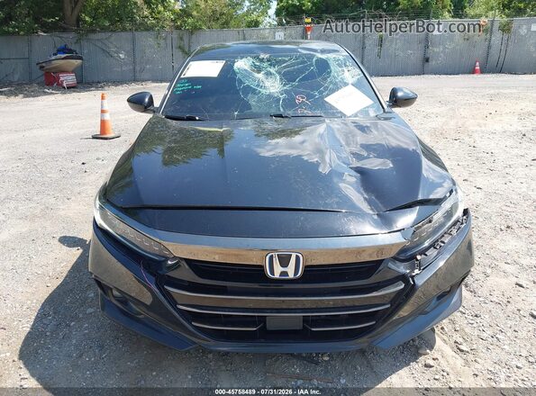 1HGCV3F20NA036363 2022 HONDA ACCORD Black Vista del cuadro de instrumentos