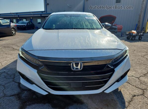 1HGCV3F21NA020348 2022 HONDA ACCORD White Դիմացի տեսք