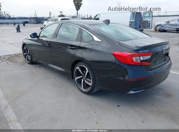 1HGCV3F21NA026506 2022 HONDA ACCORD Black უკანა მარცხენა