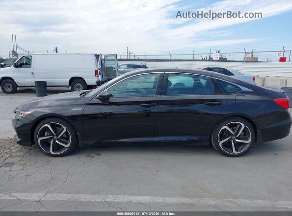1HGCV3F21NA026506 2022 HONDA ACCORD Black სალონის 360-გრადუსიანი ხედი