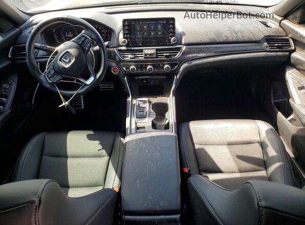 1HGCV3F21NA036582 2022 HONDA ACCORD Black Vista del salpicadero