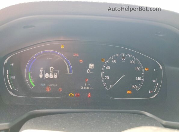 1HGCV3F21NA036582 2022 HONDA ACCORD Black Vista del cuadro de instrumentos