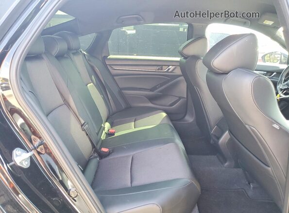1HGCV3F21NA036582 2022 HONDA ACCORD Black Vista de los asientos traseros