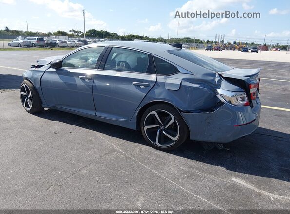 1HGCV3F21NA038221 2022 HONDA ACCORD Серый Задняя левая четверть