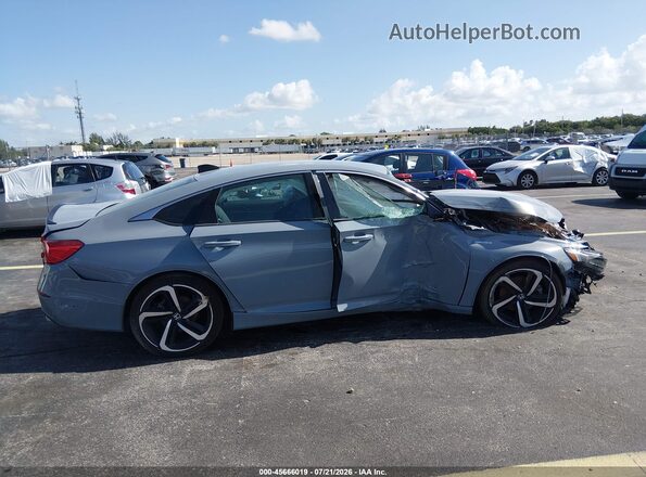 1HGCV3F21NA038221 2022 HONDA ACCORD Серый Вид щитка приборов