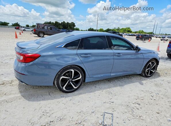 1HGCV3F21NA045900 2022 HONDA ACCORD Gray Tył prawy