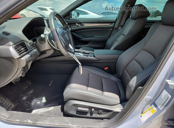 1HGCV3F21NA045900 2022 HONDA ACCORD Gray Widok wnętrza z przodu