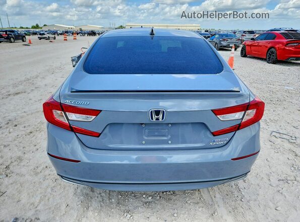 1HGCV3F21NA045900 2022 HONDA ACCORD Gray Widok z tyłu