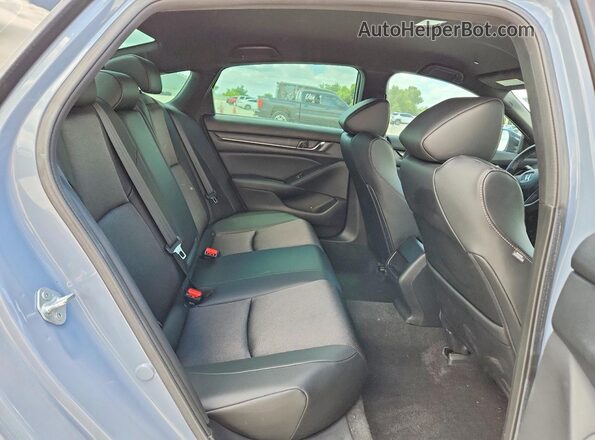 1HGCV3F21NA045900 2022 HONDA ACCORD Gray Widok tylnych siedzeń