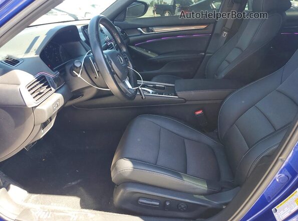 1HGCV3F22NA028233 2022 HONDA ACCORD Blue Սալոնի դիմացի տեսք
