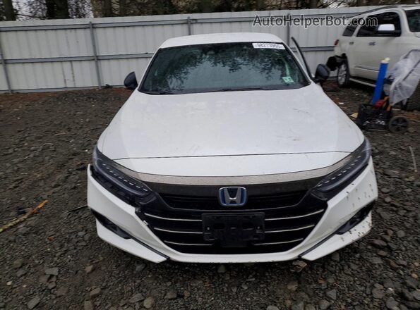 1HGCV3F22NA034176 2022 HONDA ACCORD White Widok z przodu