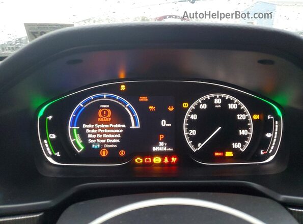1HGCV3F22NA034176 2022 HONDA ACCORD White Widok zestawu wskaźników