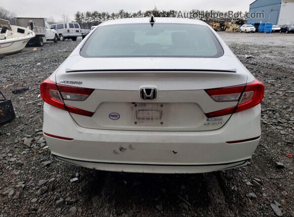 1HGCV3F22NA034176 2022 HONDA ACCORD White Widok z tyłu