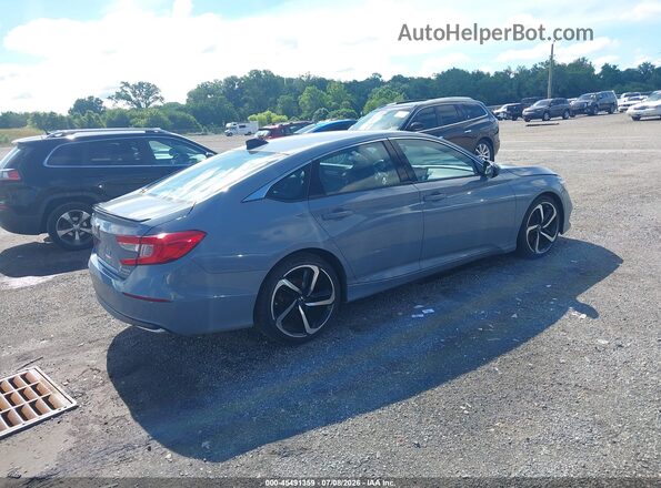 1HGCV3F22NA039250 2022 HONDA ACCORD Blue უკანა მარჯვენა