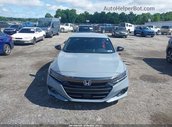 1HGCV3F22NA039250 2022 HONDA ACCORD Blue წინა პანელის ხედი