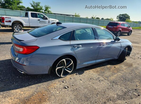 1HGCV3F23NA004832 2022 HONDA ACCORD Gray Հետևի աջ