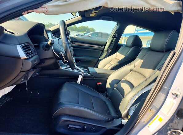 1HGCV3F23NA004832 2022 HONDA ACCORD Gray Սալոնի դիմացի տեսք