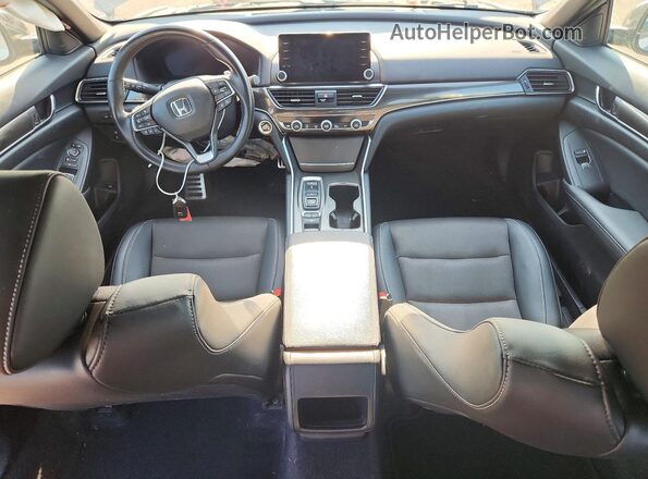 1HGCV3F23NA004832 2022 HONDA ACCORD Gray Առջևի վահանակի տեսք