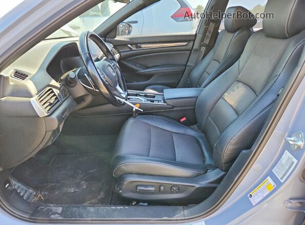 1HGCV3F23NA022926 2022 HONDA ACCORD Blue Вид салону спереду