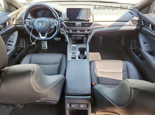 1HGCV3F23NA022926 2022 HONDA ACCORD Blue Вид панелі приладів