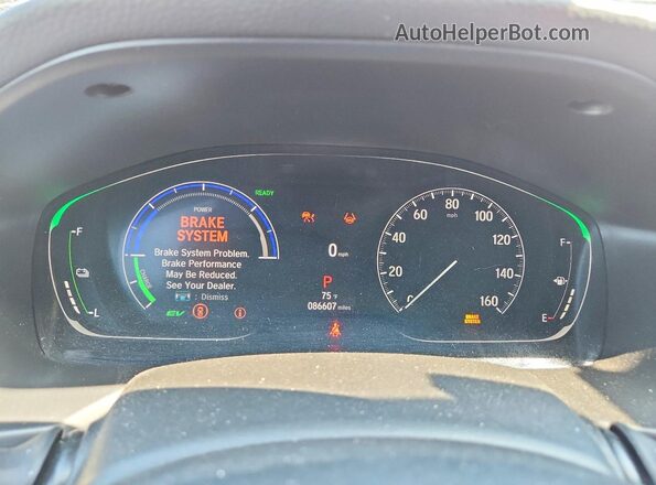 1HGCV3F23NA022926 2022 HONDA ACCORD Blue Вид щитка приладів