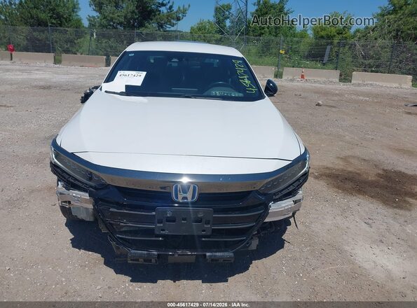 1HGCV3F23NA035868 2022 HONDA ACCORD White Widok zestawu wskaźników