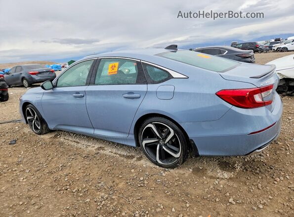 1HGCV3F23NA038124 2022 HONDA ACCORD Gray Հետևի ձախ