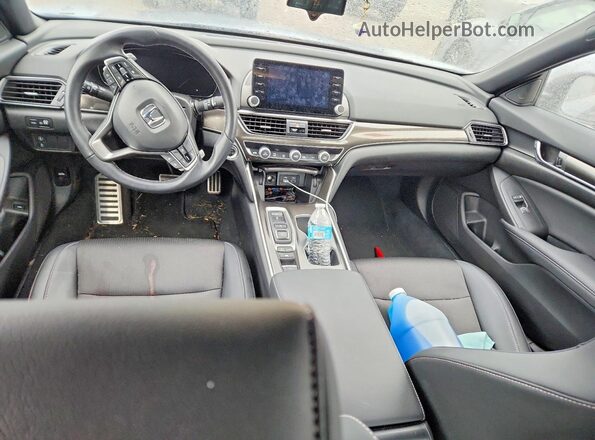 1HGCV3F23NA038124 2022 HONDA ACCORD Gray Առջևի վահանակի տեսք
