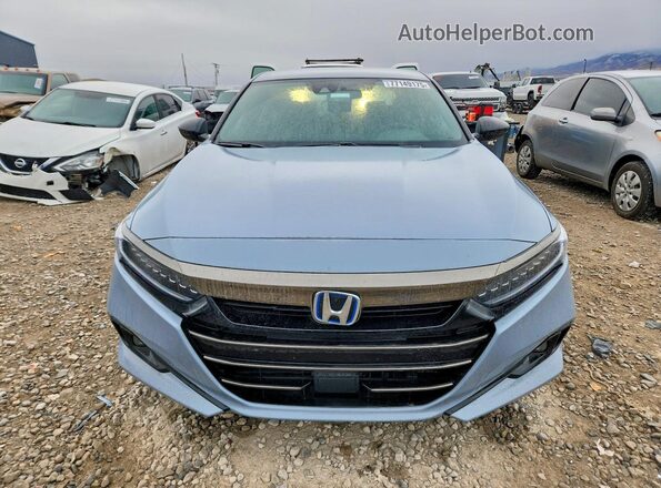 1HGCV3F23NA038124 2022 HONDA ACCORD Gray Դիմացի տեսք