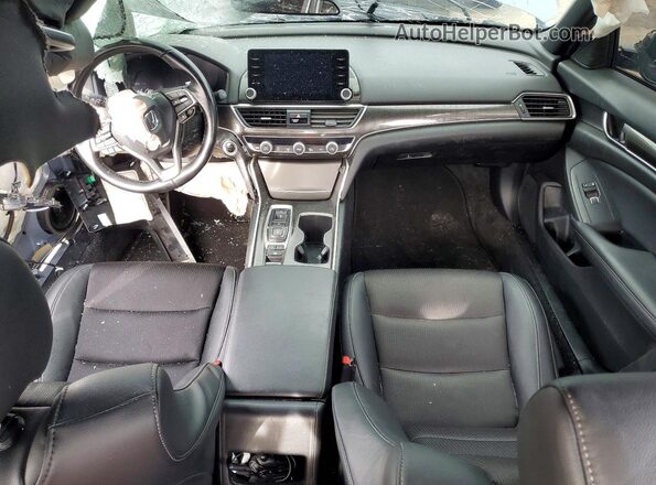 1HGCV3F24NA004192 2022 HONDA ACCORD Gray Առջևի վահանակի տեսք