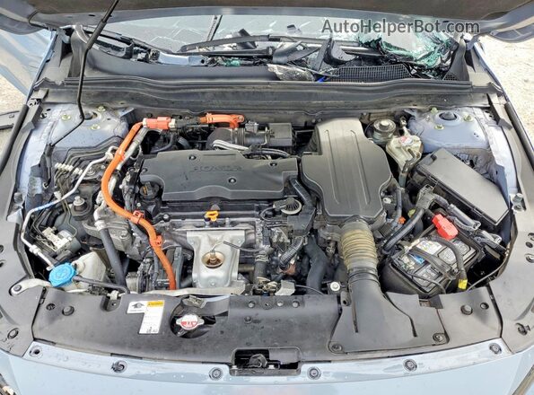 1HGCV3F24NA004192 2022 HONDA ACCORD Gray Սալոնի հետևի տեսք