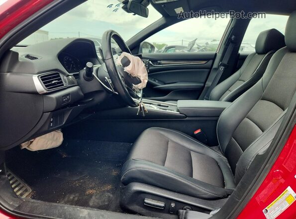 1HGCV3F24NA013040 2022 HONDA ACCORD Red Front interior view