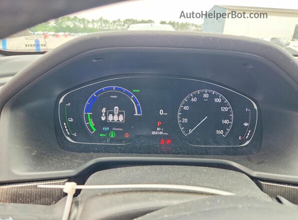 1HGCV3F24NA013040 2022 HONDA ACCORD Red Instrument cluster view