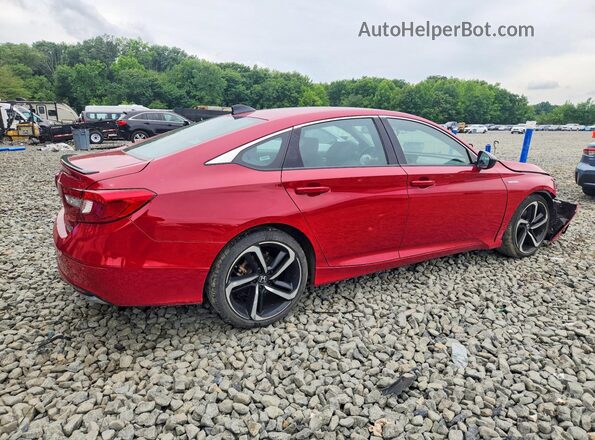 1HGCV3F24NA013040 2022 HONDA ACCORD Red Rear right