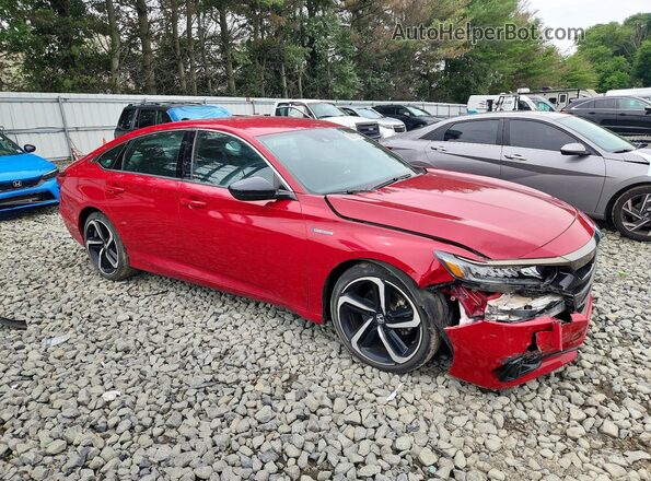 1HGCV3F24NA013040 2022 HONDA ACCORD Red Front right