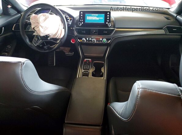 1HGCV3F24NA025978 2022 HONDA ACCORD Red Widok deski rozdzielczej